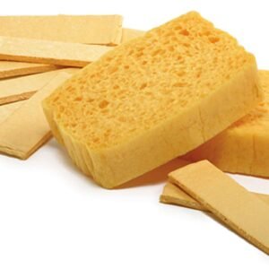 Natural expanding sponge; absorbent and quick-drying; suitable for kitchen storage and daily cleaning.